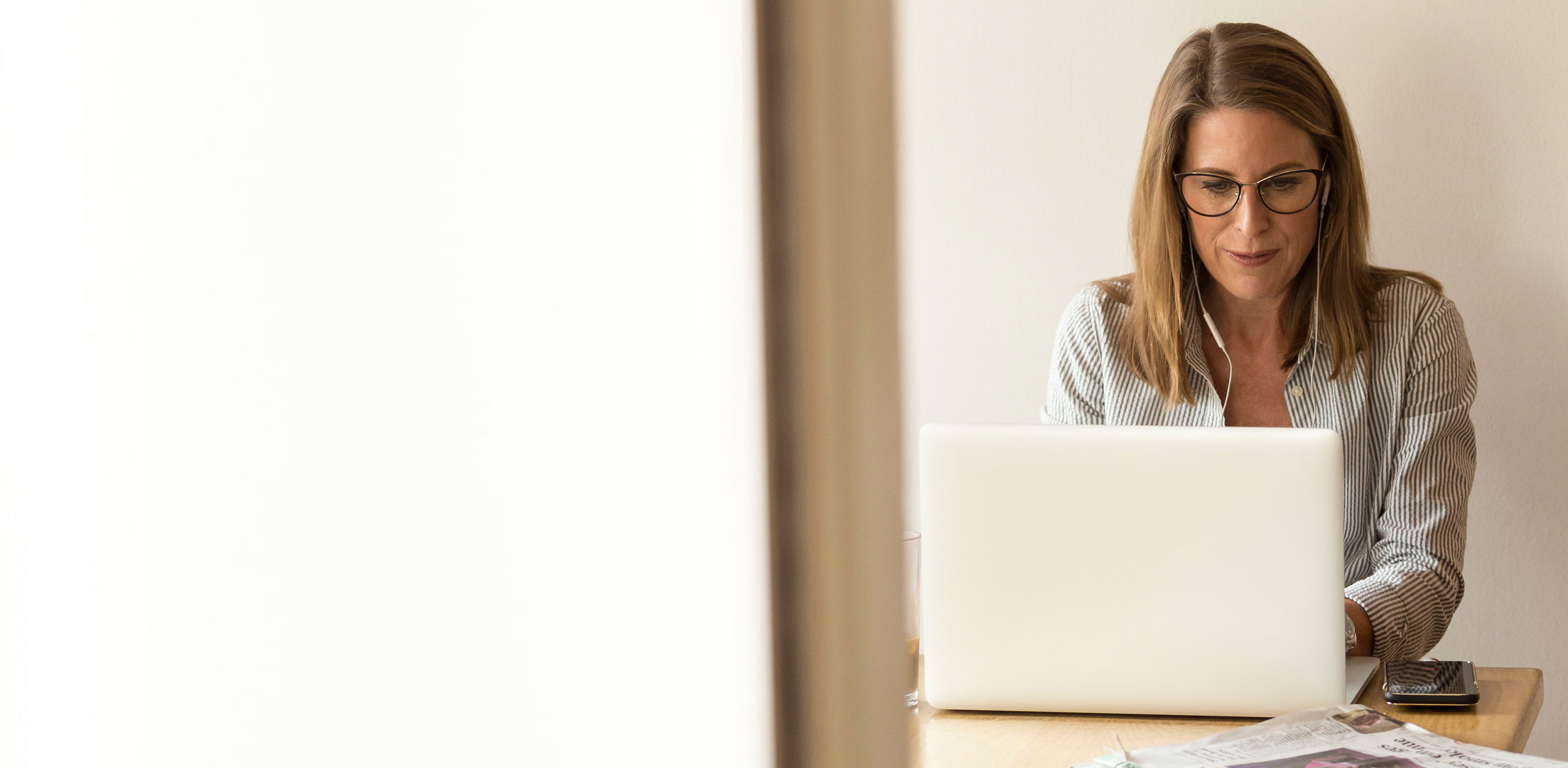 Professional woman creating website a website policy and procedure