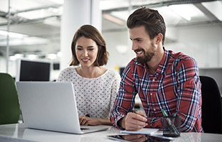 Website professionals in a meeting in a Sydney office