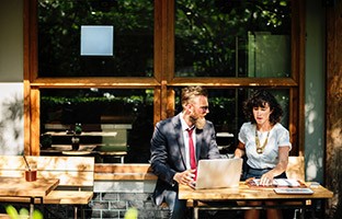 Professionals working on a business case in Sydney
