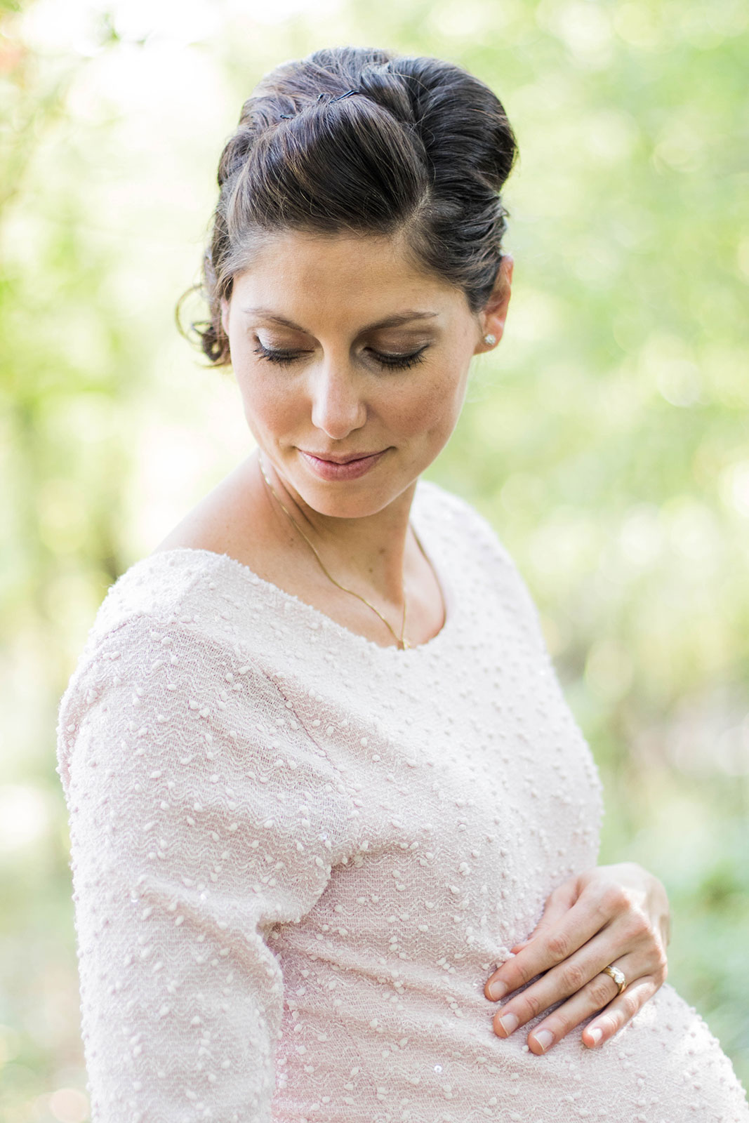 pregnant health centric women