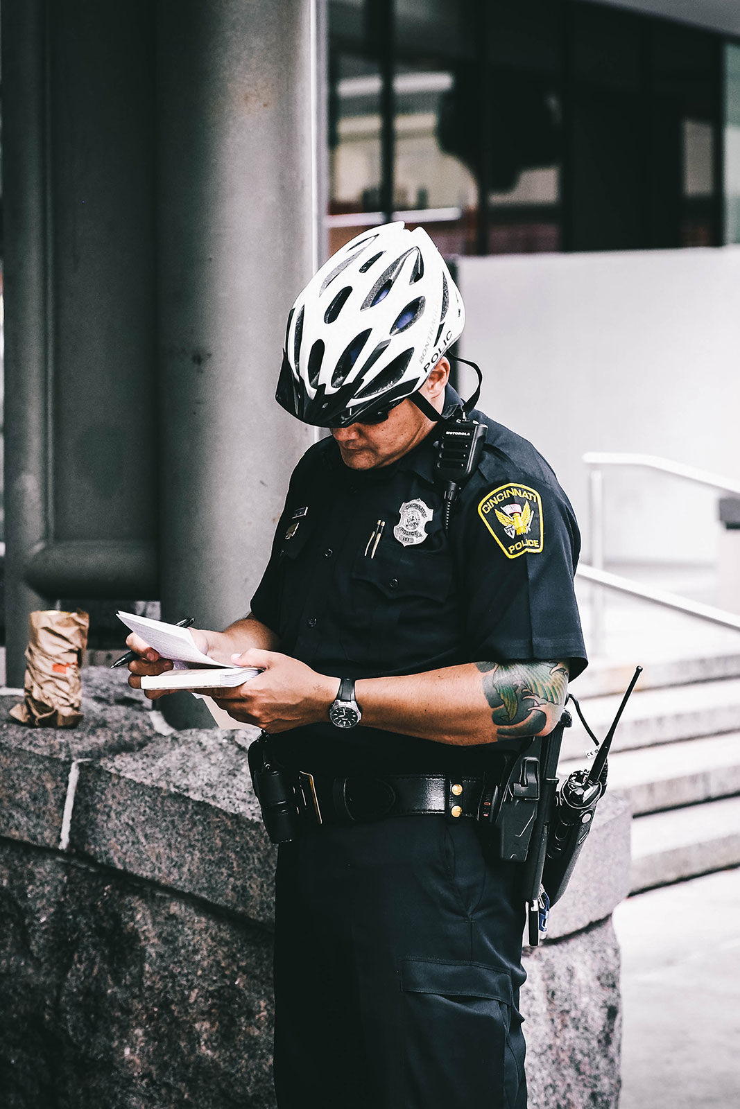 The hard working police officer